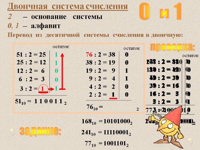 Компьютерная система счисления состоит из символов каких