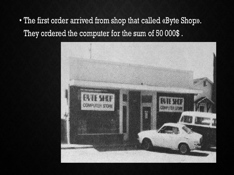 Apple History of Apple Birth of the company