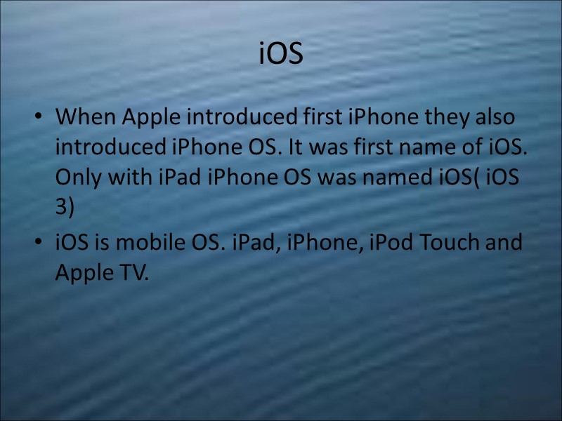 Apple Think different… History The company is based