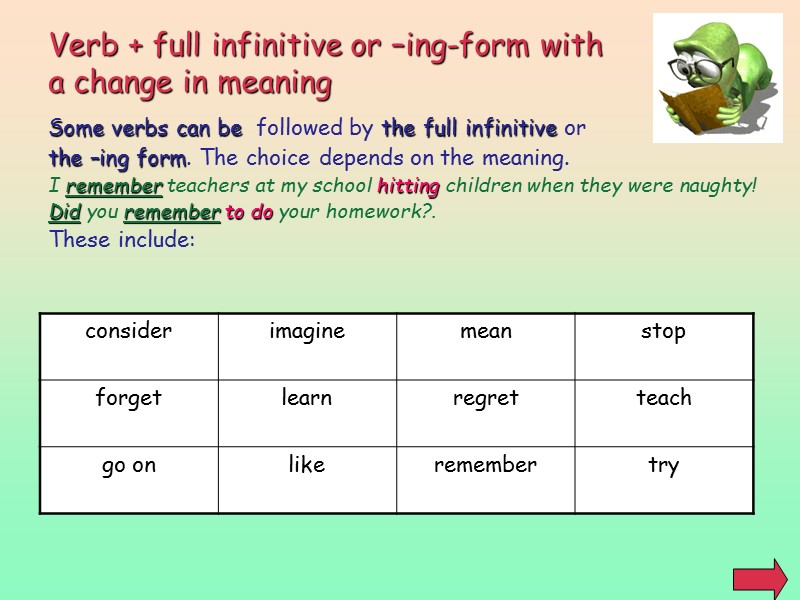ing-form-or-infinitive-grammar-part-i-contents