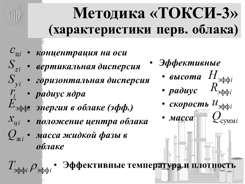 17 Методика «ТОКСИ-3»  Таким образом, на сегодня создана методика, позволяющая наиболее точно, по