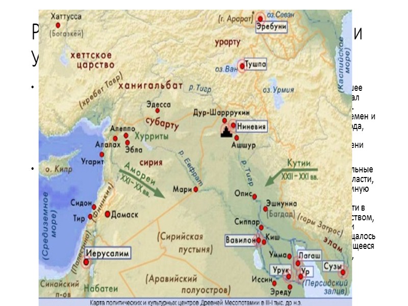 Тип государства – восточная деспотия Государственное устройство Шумеро-Аккадского царства в эпоху III династии Ура