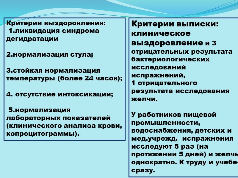 Антибиотики при холере назначают после первого этапа регидратации и после забора материала для бактериологического