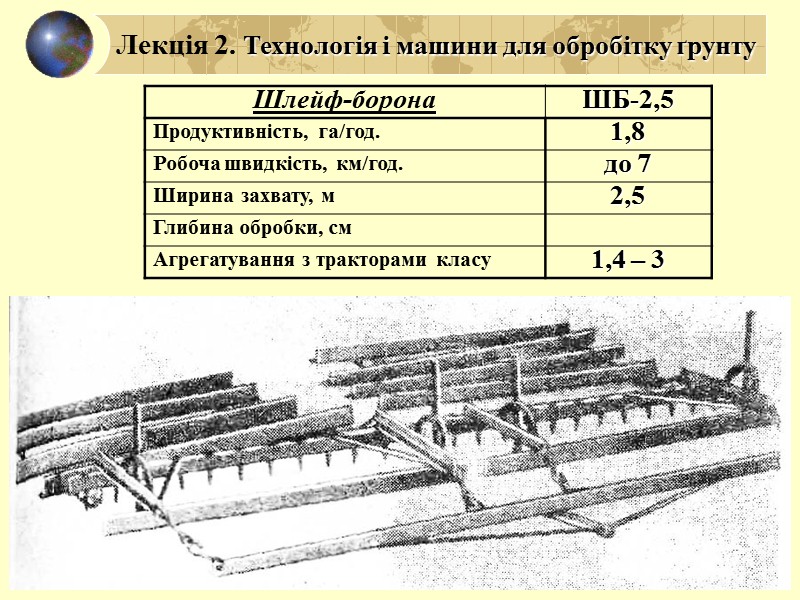 Лекція 2. Технологія і машини для обробітку ґрунту