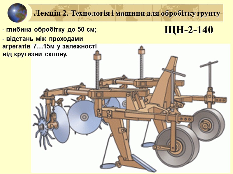 КПШ-5 Лекція 2. Технологія і машини для обробітку ґрунту