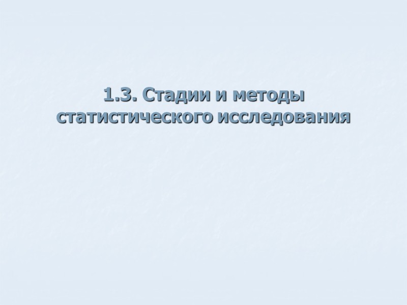 2.4. Ошибки статистического наблюдения