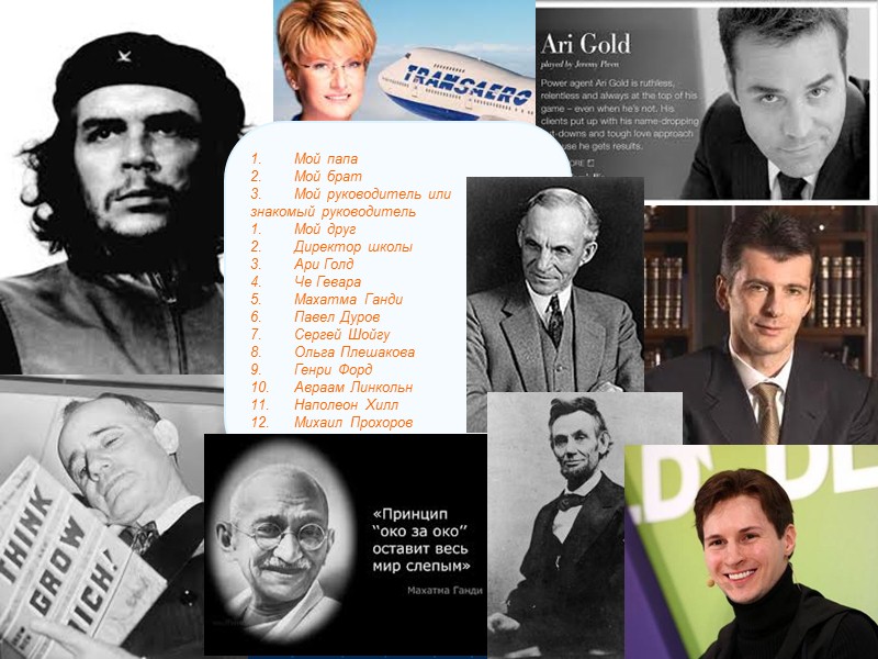 относительная рыночная доля и динамика ее изменения; величина получаемой прибыли;  имидж; качество продукта;