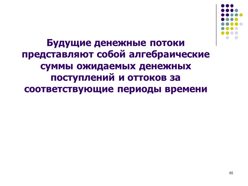 62 Пример Используя исходные данные в примере 4-1 определите чистый дисконтированный доход для проекта