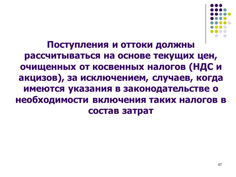 64 4.4.2. Денежные потоки. Ставка дисконтирования