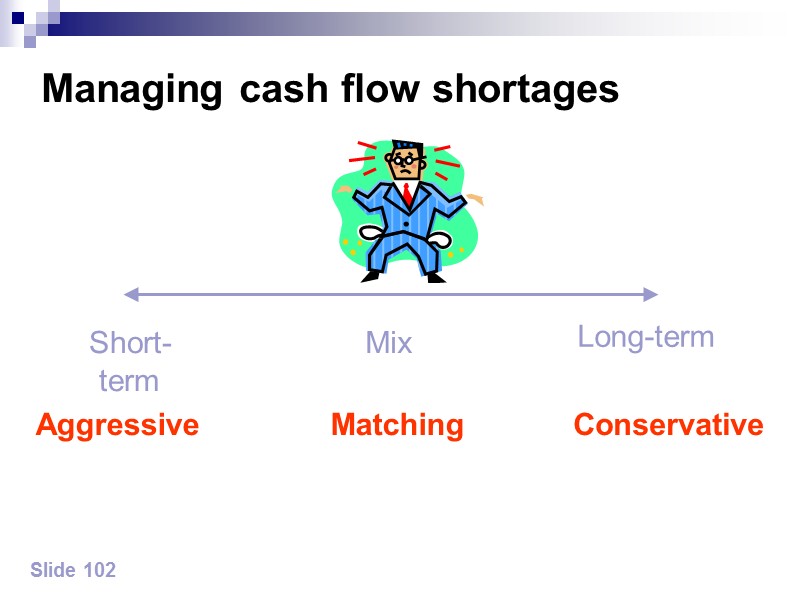 Balance Sheet Model of the Firm How much short-term cash flow does a company