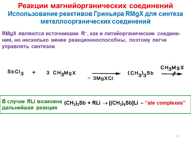 Методы синтеза магнийорганических соединений «Гриньяры» с функциональными заместителями Замещение йода на MgBr – аналогично