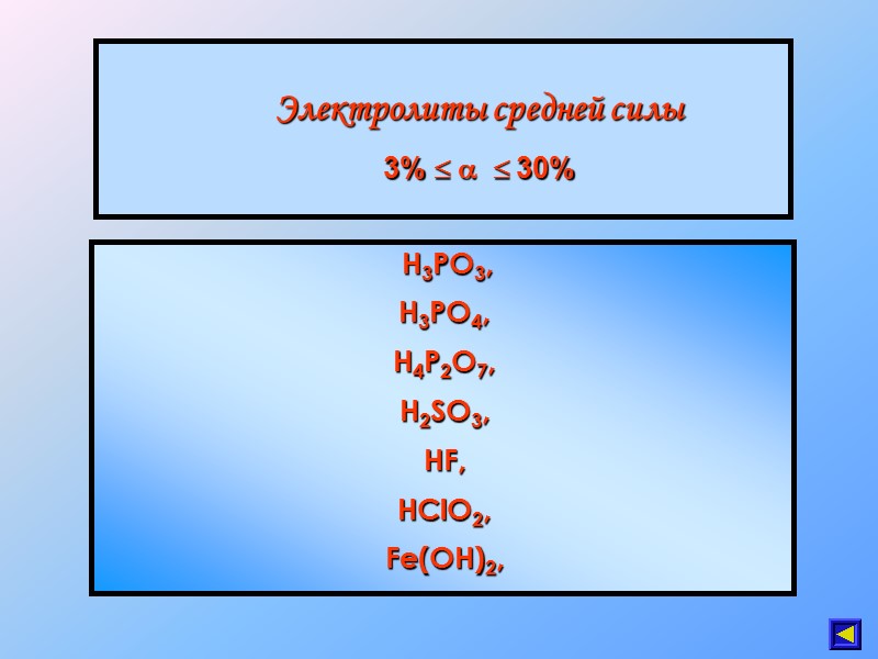 С   точки   зрения   ТЭД,   кислыми солями