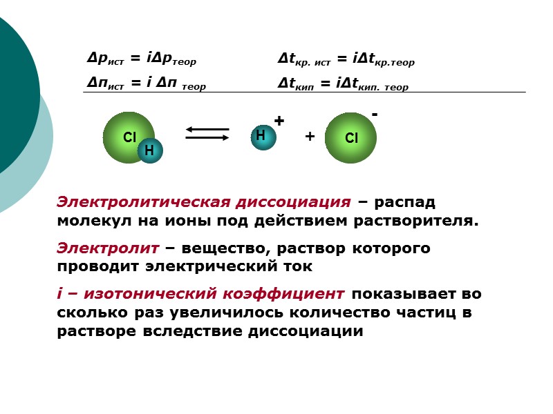 Представление о теории кислот и оснований Бренстеда-Лоури Кислота – это вещество, стремящееся отдать протоны