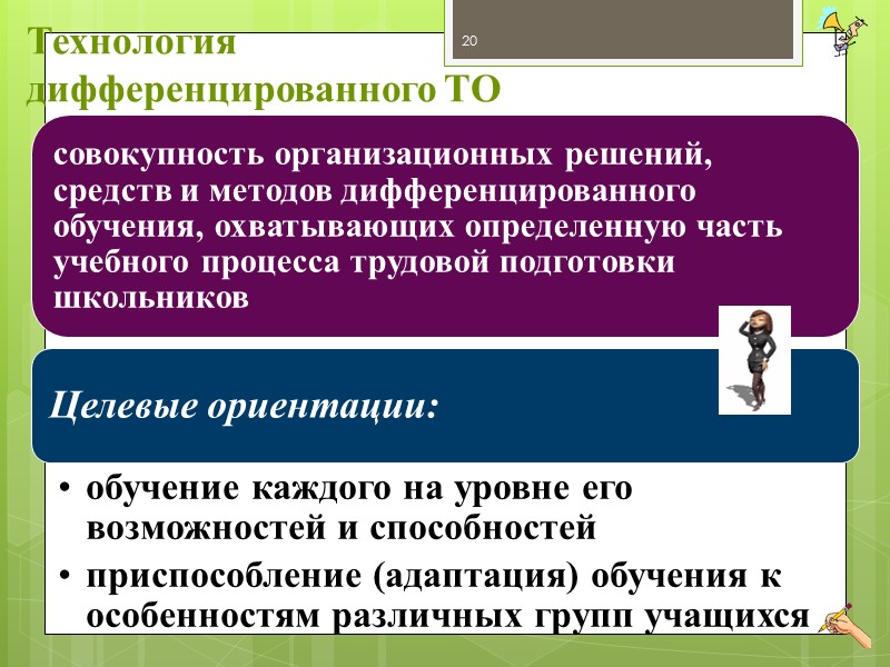 Проблемы  внешней дифференциации 13