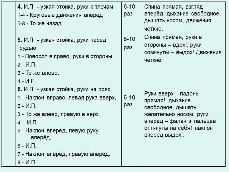 Кроме конспекта подготовить 5 карточек с подвижными играми на плотном картоне. Размер карточки 10