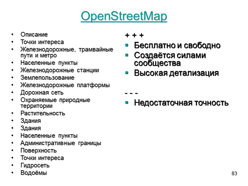 82 OpenStreetMap