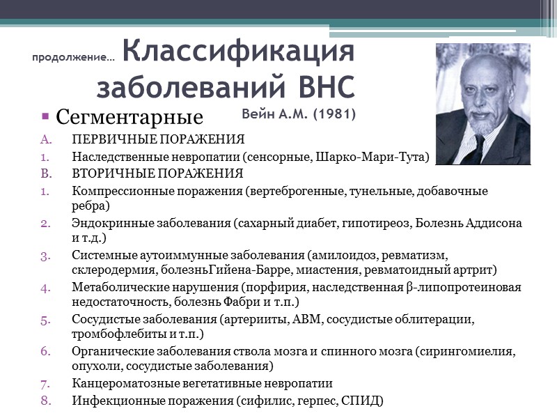 Топическое деление ВНС Надсегментраный аппарат ВНС: -лимбическая система (древняя кора, гиппокамп, грушевидная извилина, обонятельный