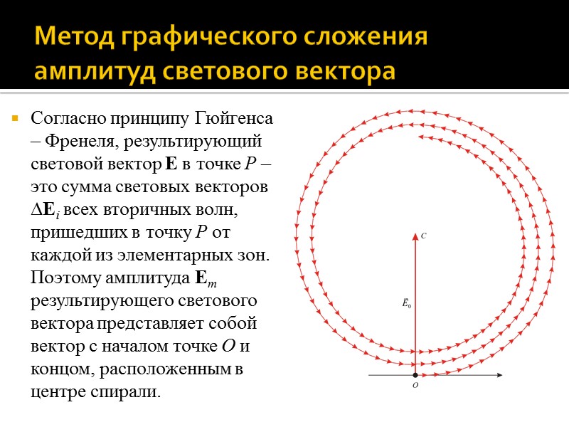 Зоны Френеля Зоны сферической и плоской волновых поверхностей имеют формулы колец. Параметр b, указанный Зоны Френеля Зоны сферической и плоской волновых поверхностей имеют формулы колец. Параметр b, указанный