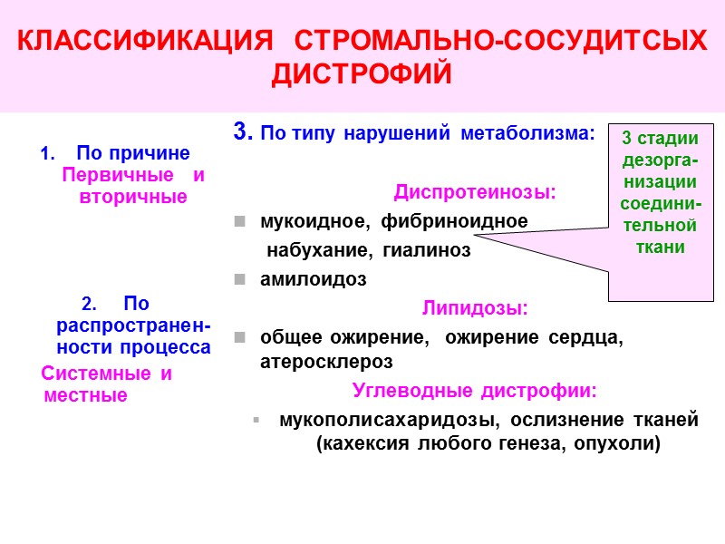 4.2.ПАРЕНХИМАТОЗНАЯ ЖИРОВАЯ ДИСТРОФИЯ В СЕРДЦЕ: «ТИГРОВОЕ СЕРДЦЕ» Причины:  хронические болезни сердца, декомпенсация Механизмы: