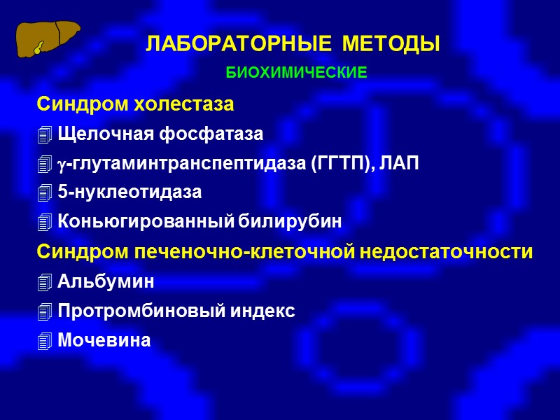 Клиническая картина хронического гепатита