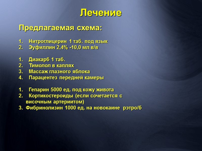 Медикаментозная терапия ДР (исследование FIELD)  Фенофибрат (Трайкор) по 145 мг. один раз в