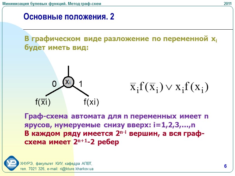 12 Пример реализации алгоритма по методу граф-схем  4 В соответствии с правилом 2