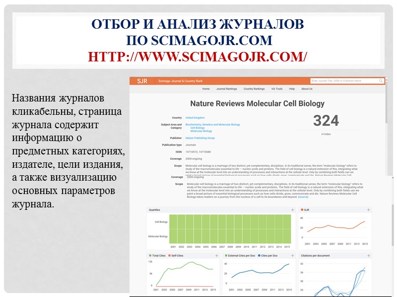 scopus Список российских журналов, индексируемых в Scopus http://elsevierscience.ru/products/scopus/ – размещен и постоянно актуализируется на
