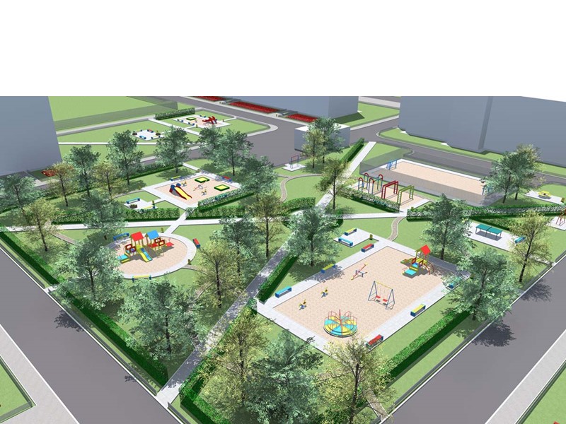 В соответствии с условиями социального взаимодействия людей в жилой среде выделяют три зоны: микро-,