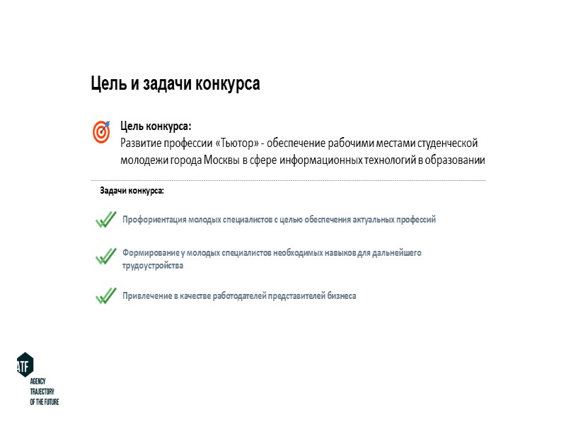 Проведение конкурса: очный отбор Очный отбор и обучение проводятся в Центре занятости молодежи в
