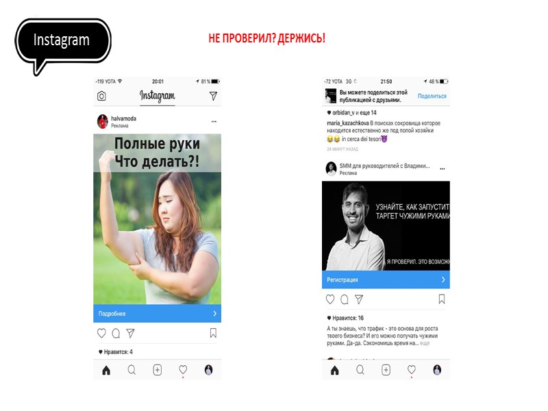 Instagram Бюджет