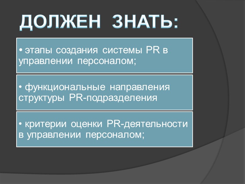 Четко рекомендовать единую схему построения PR-отдела нельзя: надо принимать во внимание сложившиеся корпоративные структуры