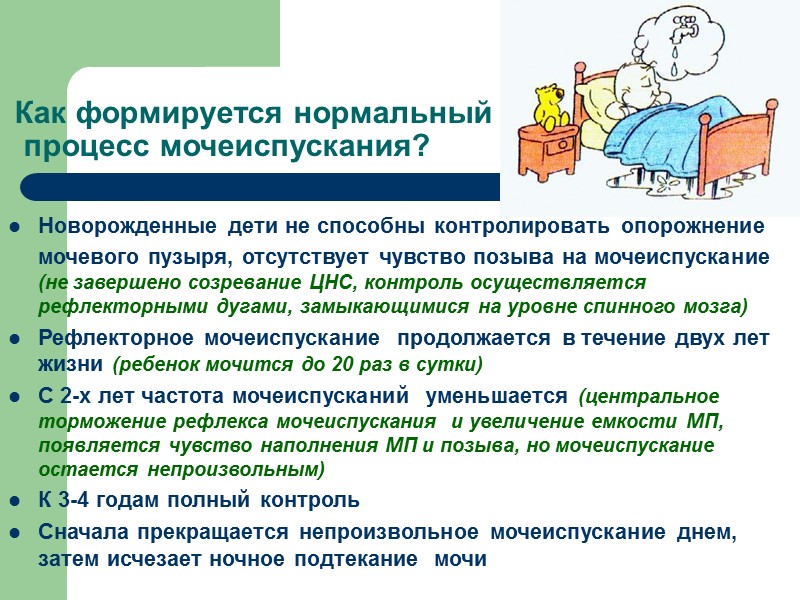 Международное общество по удержанию мочи у детей (International Children’s Continence Society — ICCS) определяет