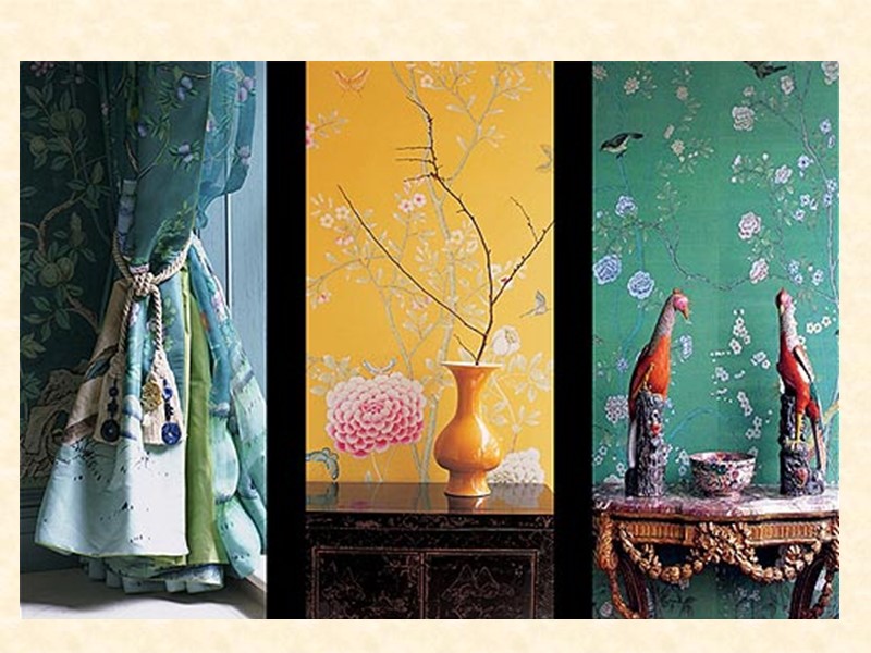 Китайский стиль. В конце 17-ого столетия китайский интерьер и различные предметы декора из Поднебесной