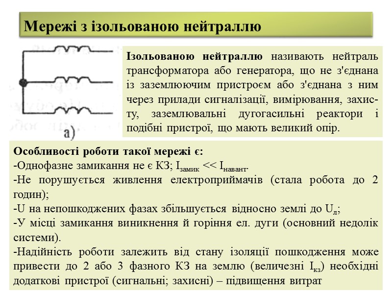 Режими роботи електропостачальної системи Режими роботи електроенергетичної системи Значення Uвих Uвх Рівень U відносно