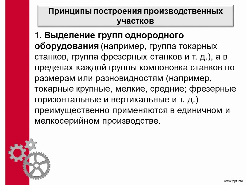 7.2. Организация ПП во времени Классификация затрат рабочего времени Время обслуживания рабочего места –