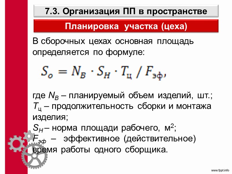 Производственная структура предприятия Производственный участок – это сформированная в составе цеха отдельная структурная единица.