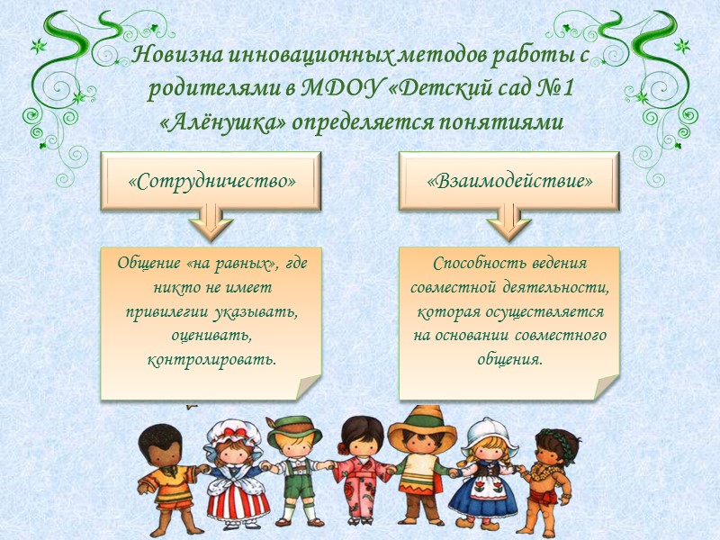 Результаты работы: Мастер-класс для педагогов «Инновационные формы работы с родителями». Семинар для родителей. Индивидуальные