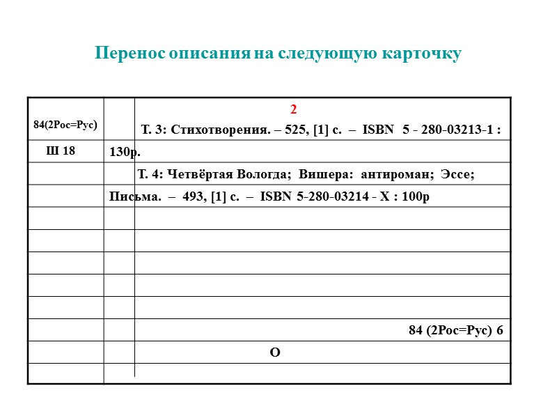 Запись сборника произведений разных авторов с общим заглавием