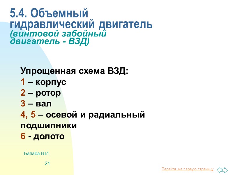 Балаба В.И. 14 5.3.5. Секционные турбобуры (ТС) Используются для увеличения крутящего момента. Состоят из