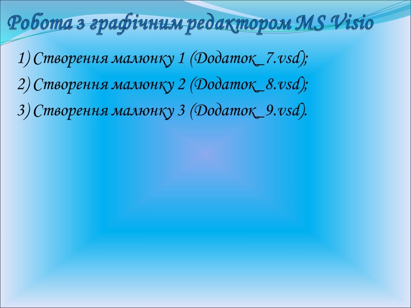 Підготовка та представлення презентацій MS PowerPoint        