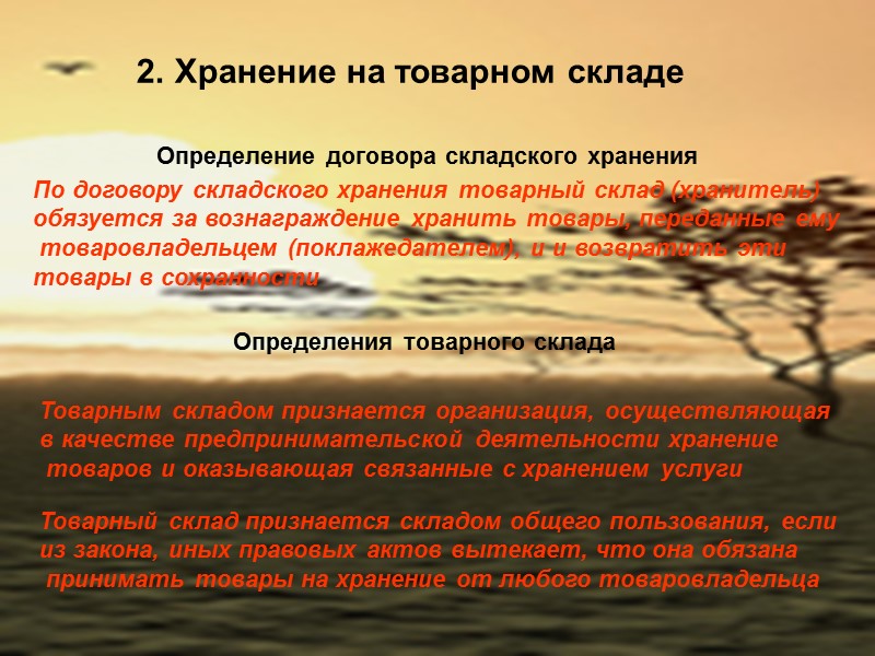 Договор хранения на товарном складе образец заполненный