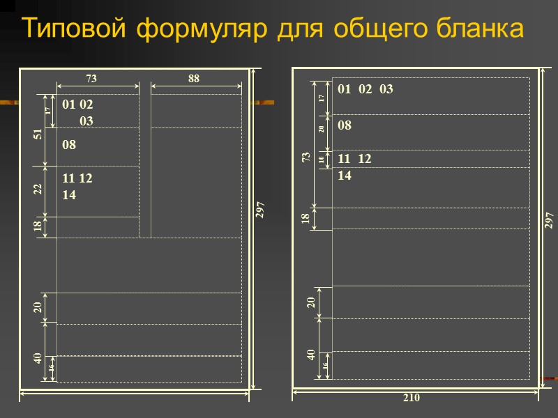 19 в каком госте приведены формуляры образцы для построения различных видов документов