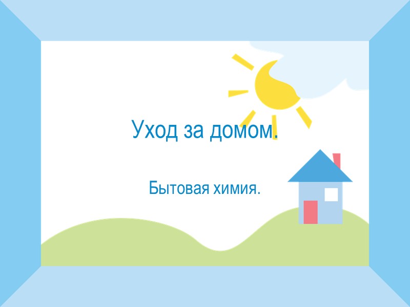 Уход за домом. Бытовая химия.