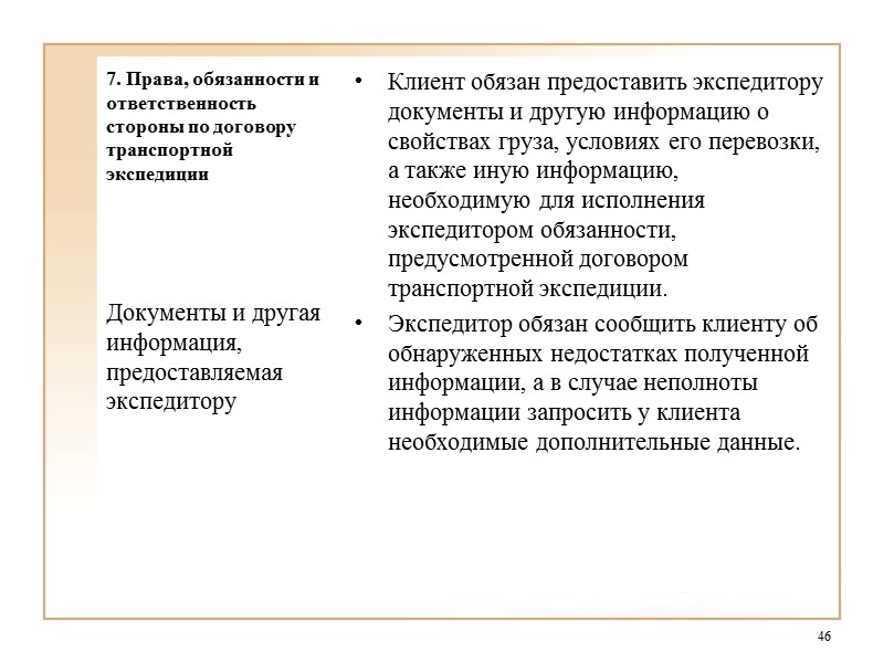 5. Понятие и форма договора транспортной экспедиции    По договору транспортной экспедиции