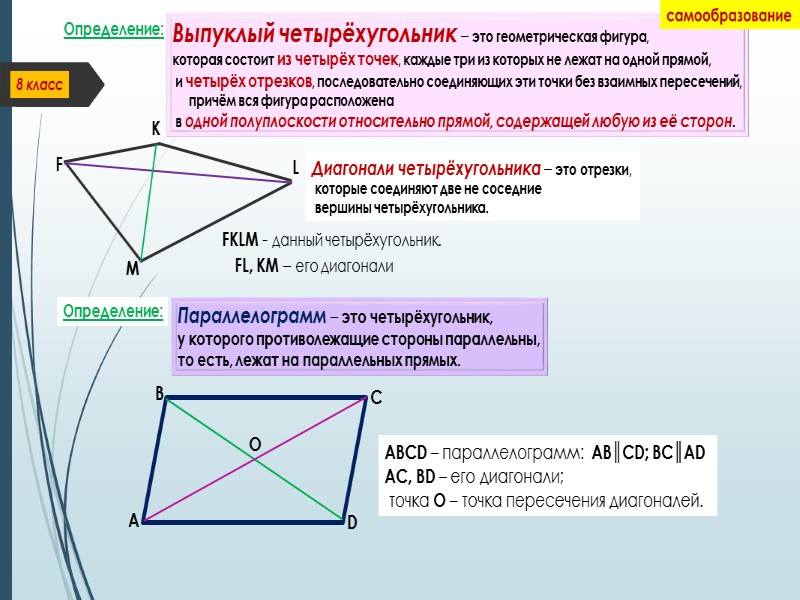 Дайте определение диагонали