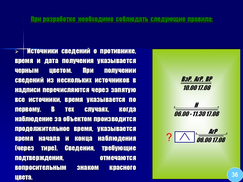 2 мд 3 мпбр 1 обркп мпр При разработке необходимо соблюдать следующие правила: Синим