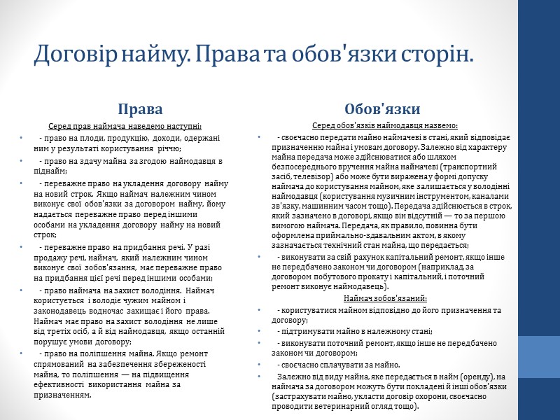 Договір позички. Права та обов´язки сторін. Зміст договору позички становить сукупність прав Договір позички. Права та обов´язки сторін. Зміст договору позички становить сукупність прав
