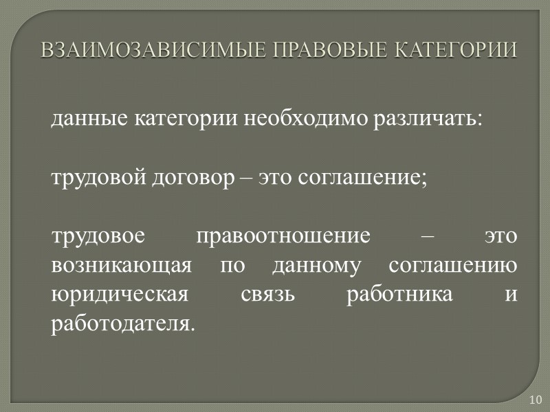 ТРУДОВОЙ ДОГОВОР