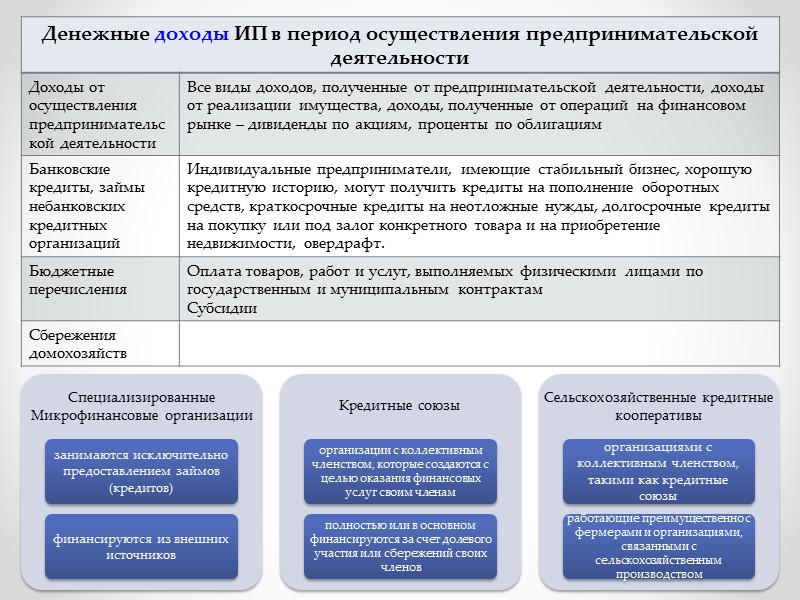 Индивидуальное  предпринимательство