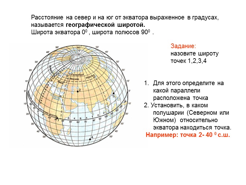 7. Экватор делит землю на 2 полушария -  Северное полушарие Северное полушарие Южное